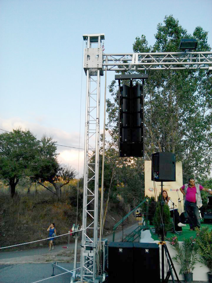 Evento con torres estructurales @ Langadia, Arcadia (Grecia)